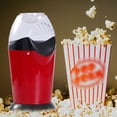 thumbnail image 1 of Danhjin Popcorn Maker Popcorn Maker, 1200W Mini Popcorn Maker Hot Popcorn Maker Home Use Automatic Popcorn Machine 110V USA Plug, Red, 1 of 9