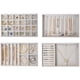 thumbnail image 1 of ProCase Bandejas apilables organizadoras de joyas para cajones, inserciones para cajones de joyería, vitrina de almacenamiento para pendientes, collares, anillos, pulseras con divisores extraíbles, gr, 1 of 5