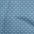 thumbnail image 1 of oneOone Viscose Chiffon Medium Blue Fabric Asian Block Craft Projects Decor Fabric Printed By The Yard 42 Inch Wide, 1 of 5