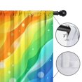 thumbnail image 4 of Blackout Kids Curtains,Rainbow Tie Dye Wave Pattern Childrens Insulated Curtains Set Of 2,Bedroom Essentials,Toddler Room Decor 52"x63", 4 of 5