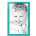 thumbnail image 2 of ArtToFrames 12" x 19" Aqua Picture Frame, 12x19 inch Green Wood Poster Frame (WOM-5186),  Pack, 2 of 7