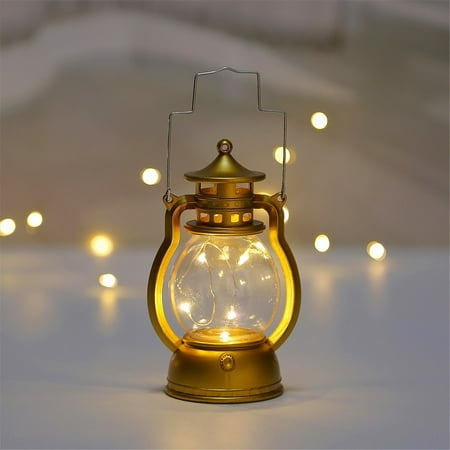 

WSBDENLK Home Decor Clearance Led Light-Emitting Retro Lantern Christmas Hanging Spherical Lights Party Rollbacks