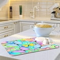 thumbnail image 5 of SKYSONIC Dish Drying Mat for Kitchen Counter Colored Tropical Butterflies Eco Friendly Drying Mat - Easy to Clean Heat Resistant Dish Mat - 16x18, 5 of 6