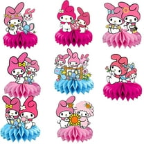 My Melody Honeycomb Centerpieces Table Toppers Decorations for Birthday Party Decor Supplies