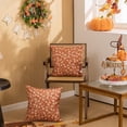 thumbnail image 2 of Fall Pillow Covers 18x18 Set of 2 Fall Decorative Rust Cute Vintage Floral Covers Decor Autumn Pillow Covers Thanksgiving Decoration for Home Couch CY-G18, 2 of 6