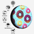 thumbnail image 6 of Kdxio Donuts for Tire Cover Wheel Protectors Tyre Covers Weatherproof Wheel Covers Universal Fit for Trailer Rv SUV Truck Camper Travel Trailers 15 inch, 6 of 8