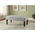 thumbnail image 4 of Linon Claire Bench in Echo Gatsby Lupine, 4 of 4