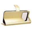 thumbnail image 4 of Wallet Case for Honor 600 Pro with Card Holder, PU Leather Flip Phone Case with Kickstand Magnetic Closure Wrist Strap Gold, 4 of 5