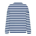 thumbnail image 5 of HAiming Striped Sweatshirt for Women Crewneck Long Sleeve Loose Winter Fall Pullover Trendy Comfy Trendy Tops, 5 of 5