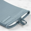 thumbnail image 5 of KitchenAid Ribbed Soft Silicone Oven Mitt 2-Pack Set, Fog Blue, 7.5"x13", 5 of 6
