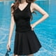 thumbnail image 4 of Trajes de baño de una pieza para mujer, vestido transpirable para mujer, traje de baño de color sólido, ropa sin espalda, traje de baño para mujer, 4 of 6
