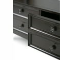 thumbnail image 2 of Simpli Home Amherst 48-inch-Wide Solid Wood Transitional Console Sofa Table in Hickory Brown, 2 of 9