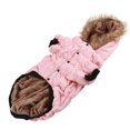 thumbnail image 1 of Dog Hooded Down Jacket Dog Cold Weather Coats Warm Dog Clothes Double Layer Thickening Pet Cold Weather Coat For Large Dogs, 1 of 8