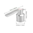 thumbnail image 2 of Uxcell 29mm Dia Universal Faucet Single Lever Handle Knob Replacement 2 Pack, 2 of 4