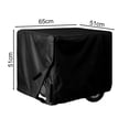 thumbnail image 2 of Bgsha Black Waterproof Generator Cover for Most Generators Heavy Duty Protection, 2 of 7