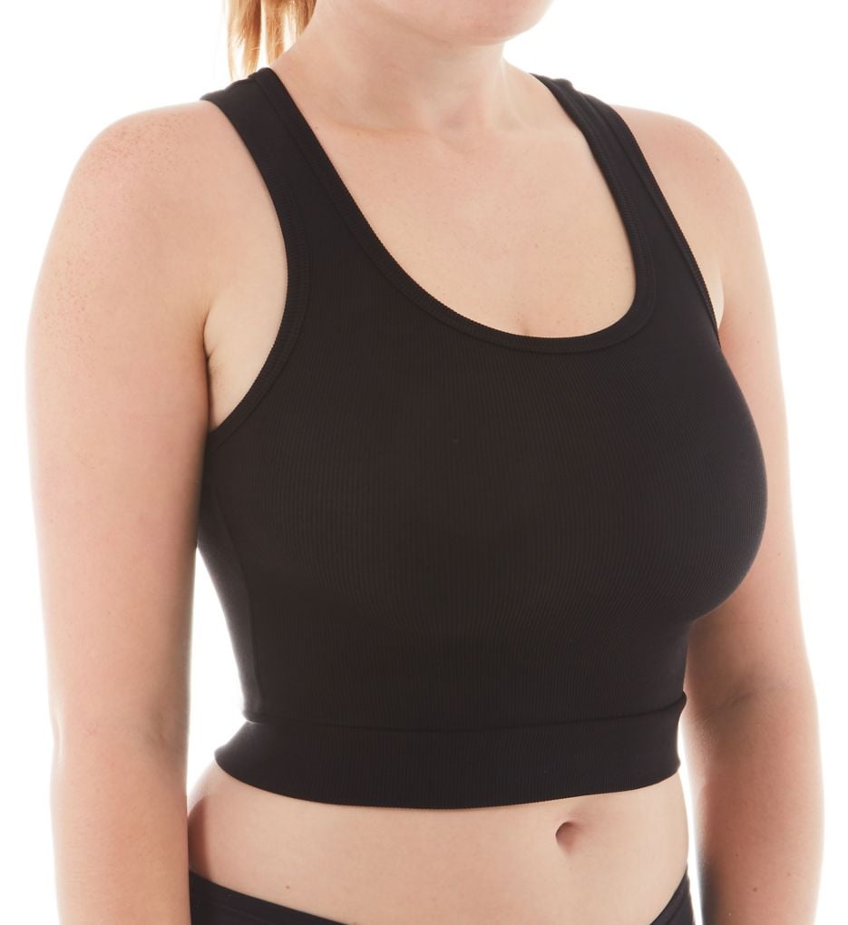 PJ Harlow Women's PJ Harlow SPORTY Bra 30 Sporty 1/2 Tank Top Rib