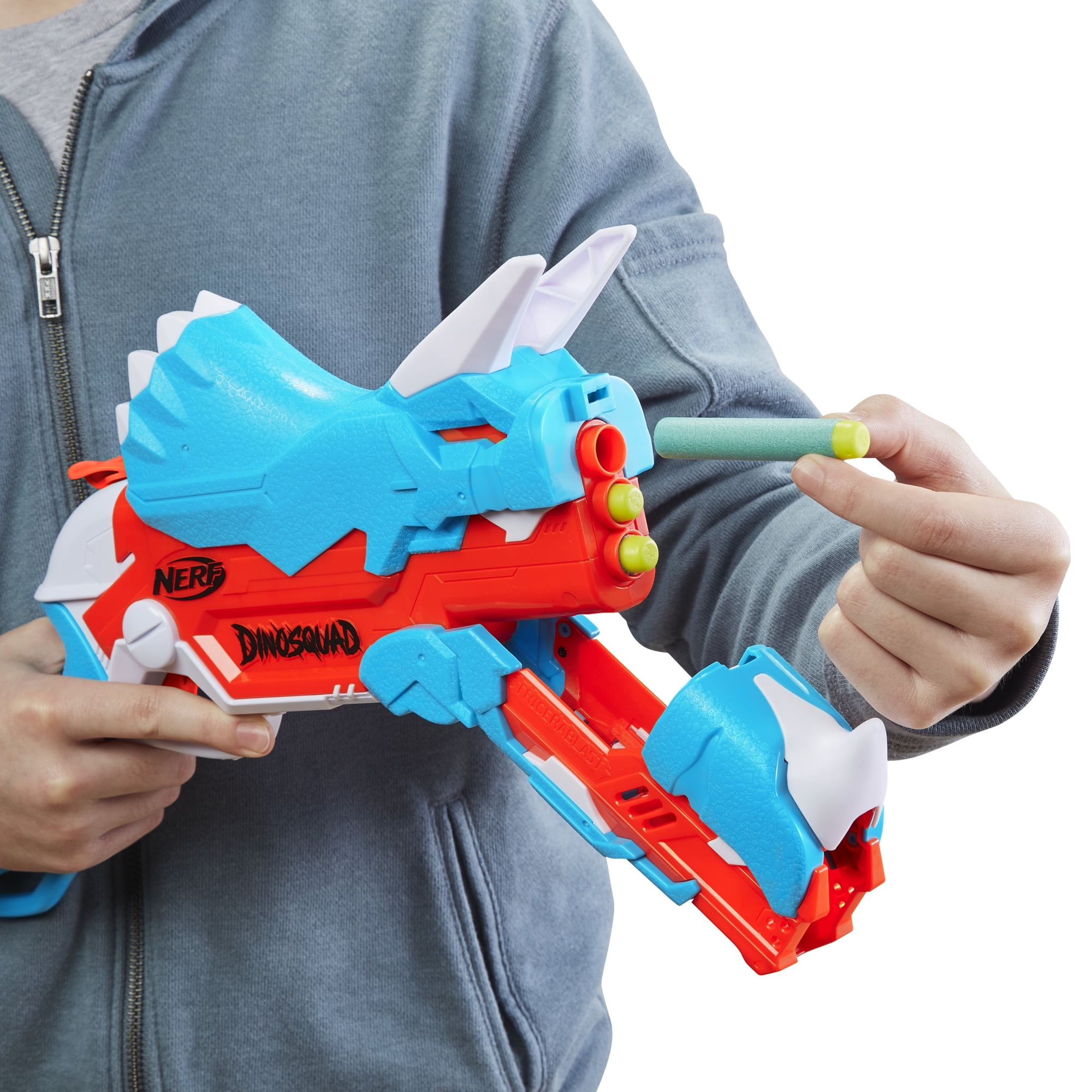 NERF TRICERA-BLAST - Dinosaur Gun! 