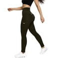 thumbnail image 2 of Sexlip Women's Yoga Pants All Season high waist denim solid color stretchy athletic yoga suitable for all occasions Green S, 2 of 9