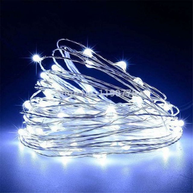 MesaSe USB Plug In 20/50/100 LED Fairy String Lights DIY Micro Copper Wire Xmas Party