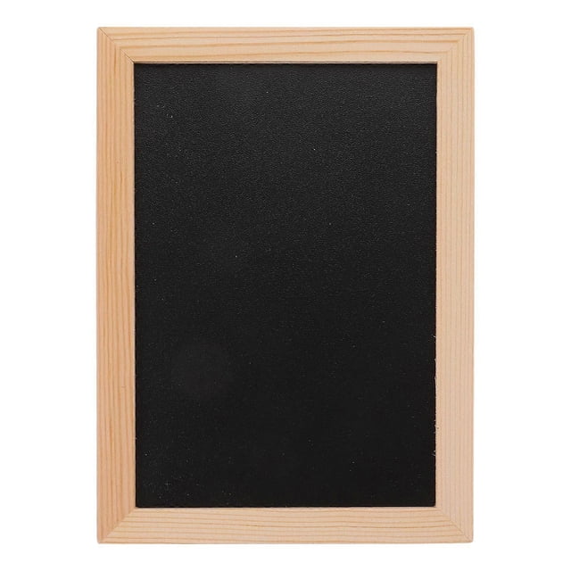 Chalkboard Sign Double-Sided Erasable Message Board Blackboard Wall Decor Signs without Hanging String 18x13cm
