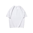 thumbnail image 2 of Kogui Toddler Boy Short Sleeve Shirts Kids T-Shirts Short Sleeve Plain Top Tees Boy & Girl Unisex Toddler Children Tie Dye Summer Size 7-8 (White,7-8 Years), 2 of 3