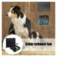 thumbnail image 2 of Solar Ventilation Fan Dog House Waterproof Solar Powered Fan Powerful Cooling Device Versatile Air Exhaust Kit For Picnic ,High Performance, 2 of 7