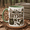 Black, variant on Outdoorsman Dad Accent Mug, Custom Compass Backpack Camp Tools Father's Day Gift for Daddy
