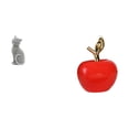 thumbnail image 1 of Figura de escritorio,Estatua de gato,linda estantería,escritorio,decoración del hogar,Estatua,Escultura de fruta artificial,estatua y artesanía,Colección de figuras de cerámica para, 1 of 8