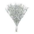 thumbnail image 2 of Flores falsas, 12 ramos de bayas artificiales, decoraciones navideñas, paquete de 12, tallos de bayas con purpurina navideña, 43 cm, palitos navideños artificiales para adornos de árbol de Navidad,, 2 of 5