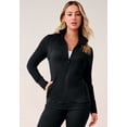 thumbnail image 3 of Roaman's Women's Plus Size Soft Sculpt Colorblock Leggings, 3 of 3