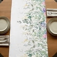 thumbnail image 5 of Table Runners 72 Inches Long Dress Scarves, Eucalyptus Leaves Farmhouse Kitchen Table Runner, Coffee Tablerunners, Sage Green Weeping Summer Botanical 14x72 Inch, 5 of 9