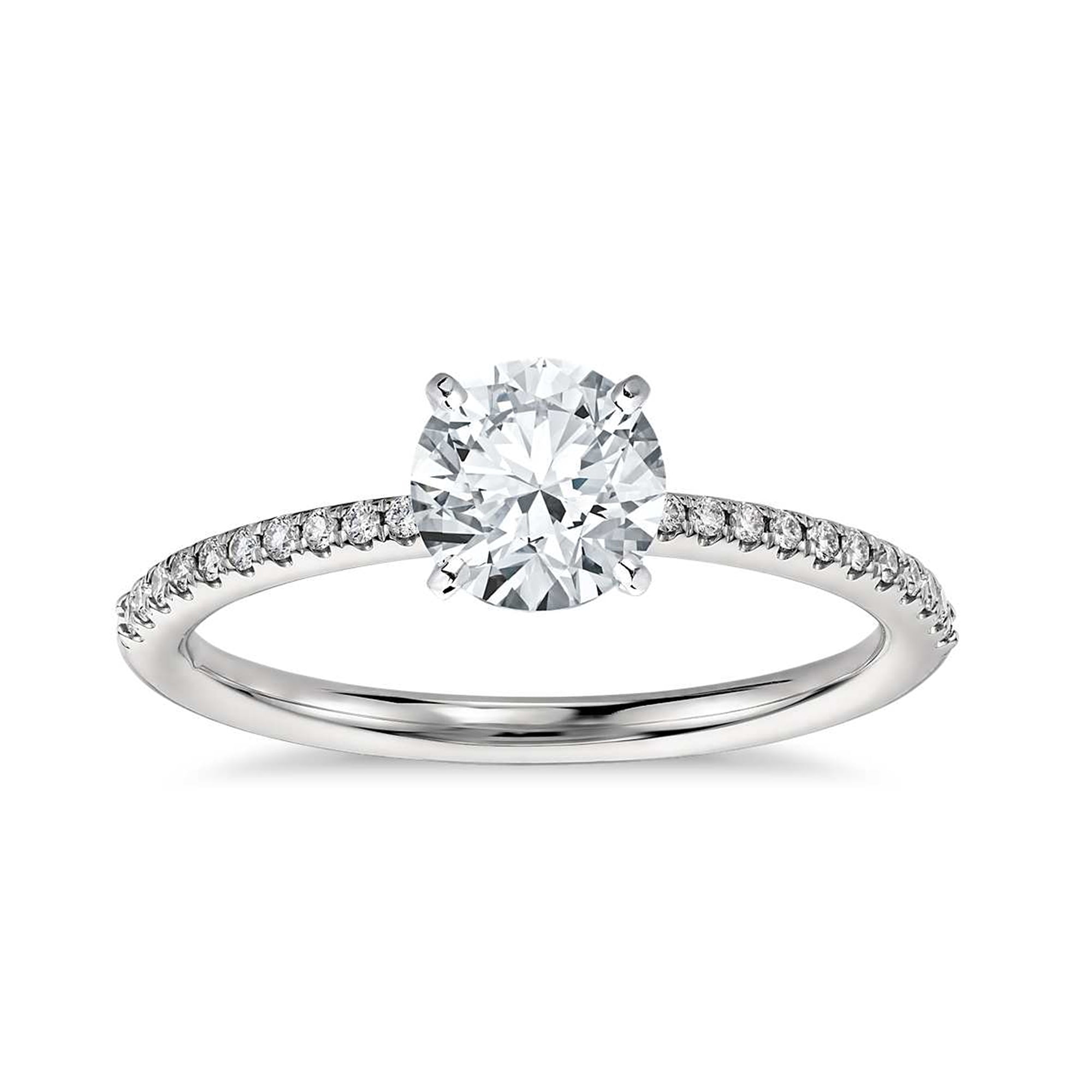 Solitaire Rings NEW Details about   3 Ct Round Solitaire Engagement Ring CZ Halo 925 Silver 