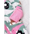 thumbnail image 5 of Beilxfa Baby Girl's Sleeper PJs, Bamboo Viscose Soft One-Piece Footie, Diagonal Zip Up Jumpsuit, Dinasuar Prints Snug Fit Pajamas, 5 of 8