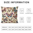 thumbnail image 5 of Nawypu Decorative Throw Pillow Cover Original Vintage Pattern Colorful Butterfly and Flower Couch Pillow Cover Cushion Case for Modern Simple Farmhouse Style Decor, 5 of 5