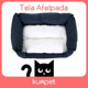 thumbnail image 2 of Cama para Perro Kunpet Mediana Premium Suave Acolchada Doble vista Azul marino, 2 of 5