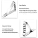 thumbnail image 2 of Special clamp 12 stainless steel tablecloth clamp triangle wave tablecloth clamp 4.5 long mouth table clamp, 2 of 5