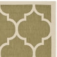 thumbnail image 6 of SAFAVIEH Courtyard Alyssa Geometric Indoor/Outdoor Area Rug, Green/Beige, 4' x 4' Square, 6 of 7