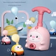 thumbnail image 4 of Balloon Powered Car Science Kit, 2-in-1 STEM Learning Activity with Manual Pump, Air Powered Car That Runs & Flies, Educational Gift(RL Pink 1 Set), 4 of 6