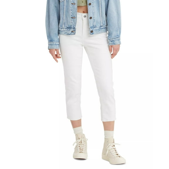 Women's Levi's® 311 Shaping Capris Color: Soft Clean White Size: 32(US 14)M
