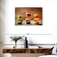 thumbnail image 3 of Elephant Stock Sliced Fruits Wall Art - Horizontal Canvas Wall Art - Kitchen Wall Decor - Food And Drink Canvas - Beige And Green Decor - 30" x 20", 3 of 8