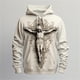 thumbnail image 2 of Sudadera con capucha y estampado 3D de la cruz de Jesús más nueva, ropa informal de manga larga de gran tamaño para la calle, sudaderas con capucha para hombre, ropa deportiva, 2 of 4