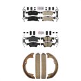 thumbnail image 1 of Transit Auto Front Rear Ceramic Disc Brake Pads and Parking Shoes Kit for Car Dodge Durango Jeep Grand Cherokee WK KNN-100752, 1 of 11