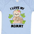 thumbnail image 4 of Inktastic Cute Sloth I Love My Mommy with Green Leaves Boys or Girls Baby Bodysuit, 4 of 5