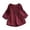 Wine, variant on NJGRAE Womens Short Sleeve Tops Fringe Tops for Women Women Casual Embroidery O Neck Short Sleeve Blouse Shirt Loose Ruffle Tops Women’S Spring T-Shirts M