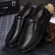 thumbnail image 3 of Zapatos de cuero suave para hombre Zapatos de vestir de negocios para hombre Zapatos transpirables de moda para hombre Zapatos casuales sin cordones, 3 of 3