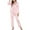 Pink, variant on Lindreshi Pajamas for Women Set Long Sleeve 2pc Womens Fashion Print Home Wear Two-Piece Suit Long Sleeve Pants Pajama Set