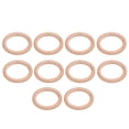 thumbnail image 1 of DIY Craft Wood Rings, Sufficient Quantity Comfortable Beautiful  Natural Wooden Rings  For Jewelry Making For Baby Teething 6cm, 1 of 8
