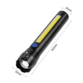 thumbnail image 4 of Lámpara Linterna portátil Zoom telescópico Impermeable Linterna de mano Recargable por USB Tmvgtek Para estrenar, 4 of 9