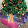 thumbnail image 3 of Falda para árbol de Navidad de Inside Out, suave y divertida, collar para árbol de Navidad, decoración navideña de estilo rústico, 30", 3 of 4