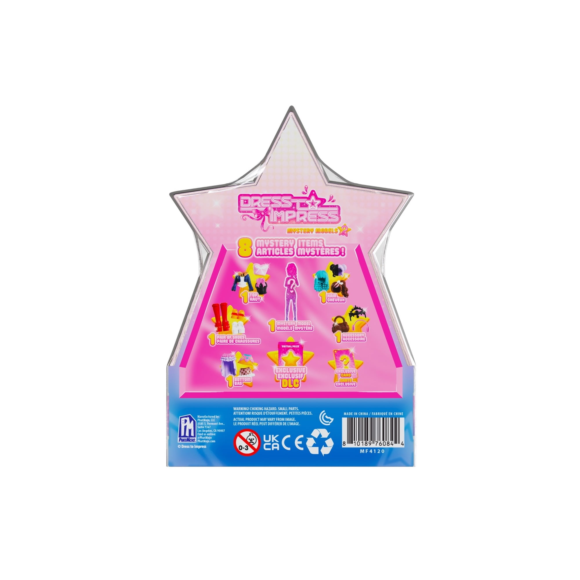 Dress to Impress Fashion Doll Set Wave 3 Outfit Changing Playset for Girls Ages 6+ with Accessories